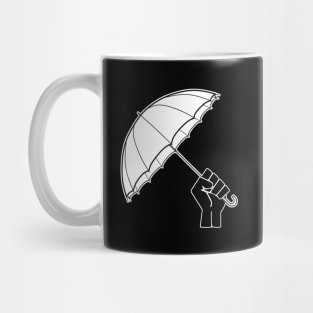 Black Lives Matter Protest Umbrella Frontline Defender Mug